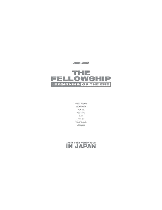 ATEEZ 2022 WORLD TOUR [THE FELLOWSHIP : BEGINNING OF THE END] in JAPAN BLU-RAY