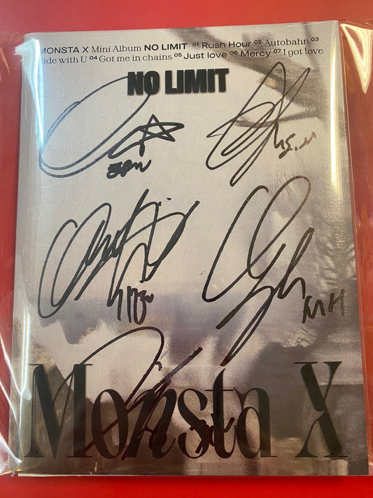 monsta x no limit signed