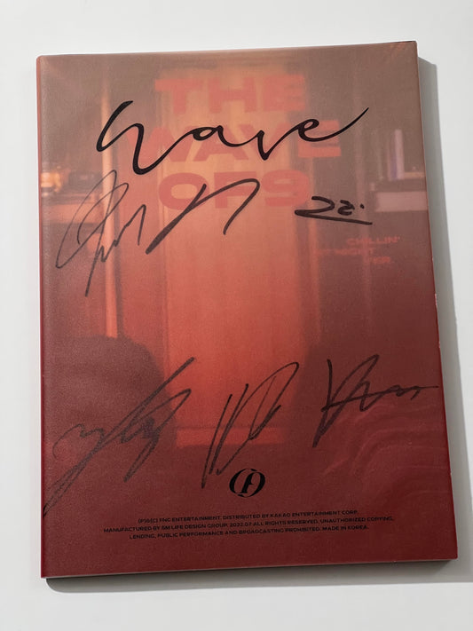 SF9 The Wave OF9 (Chillin at Night Ver) Autographed Album